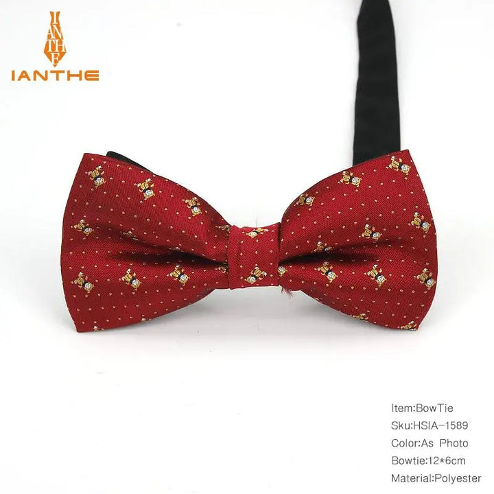 Men's Formal Silk Bow Tie – Wedding & Business Wear