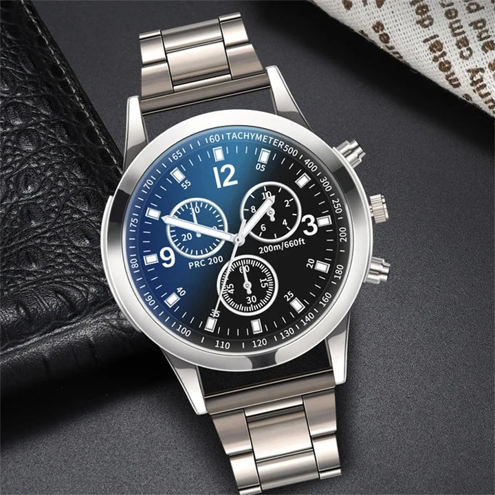 Luxury Business Watch – Men’s Stainless Steel Quartz Timepiece