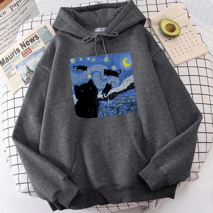 Starry Cat Hoodie