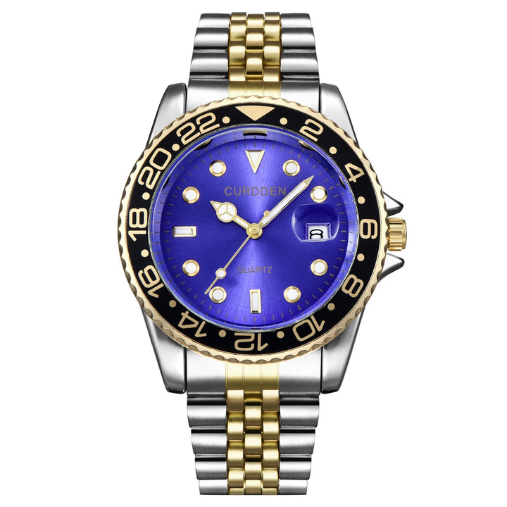 Stainless Steel Band Quartz Watch for Men
