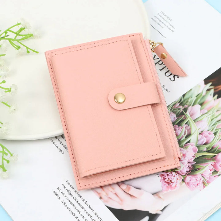 Cute Mini PU Leather Wallet – Coin Purse & Card Holder
