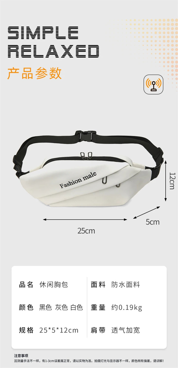 Fashion Crossbody Chest Bag – Durable Sling Bag for Men & Women