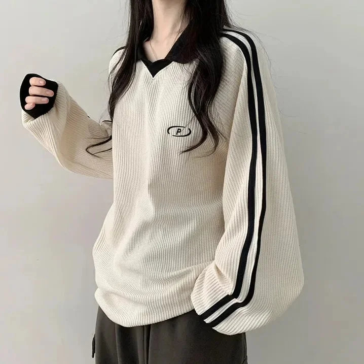 Women's Vintage Polo Sweatshirt