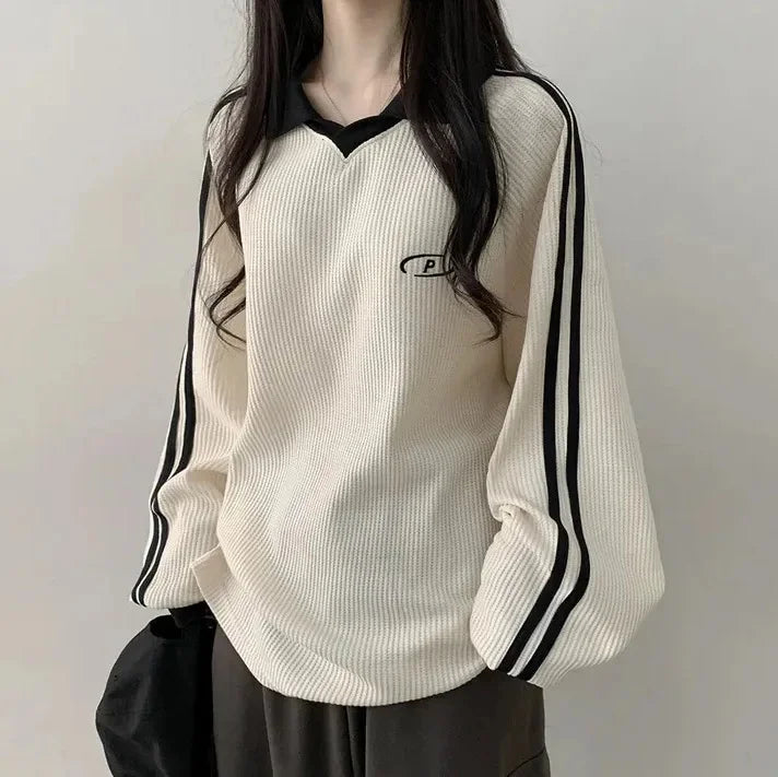 Women's Vintage Polo Sweatshirt