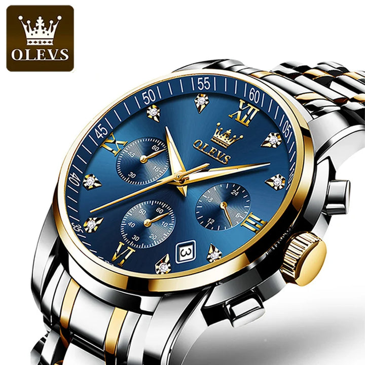 OLEVS Business Watch – Luminous Quartz Chronograph for Men
