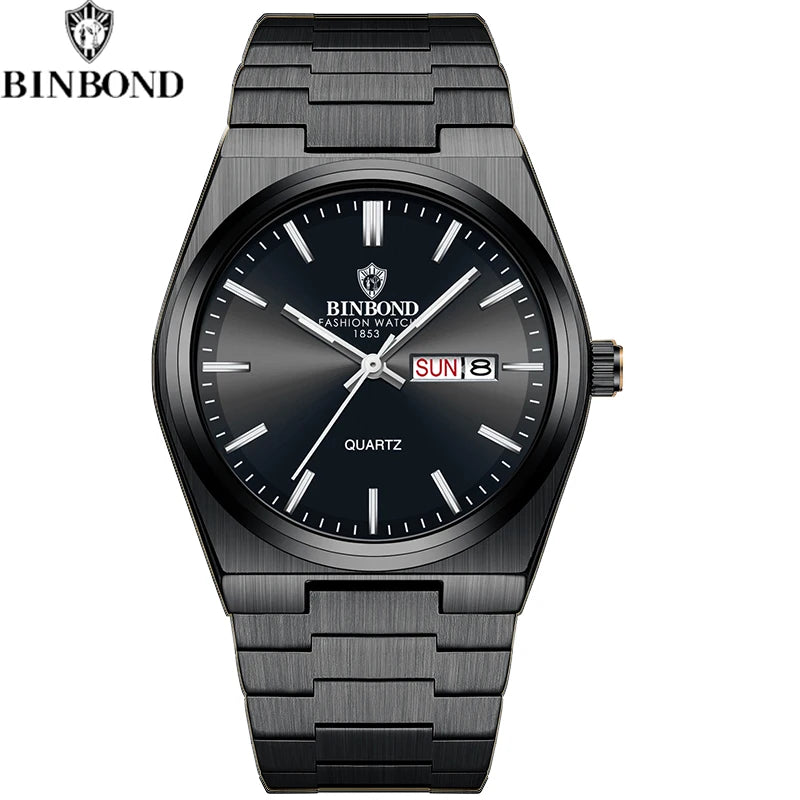 BINBOND Men's Business Quartz Watch