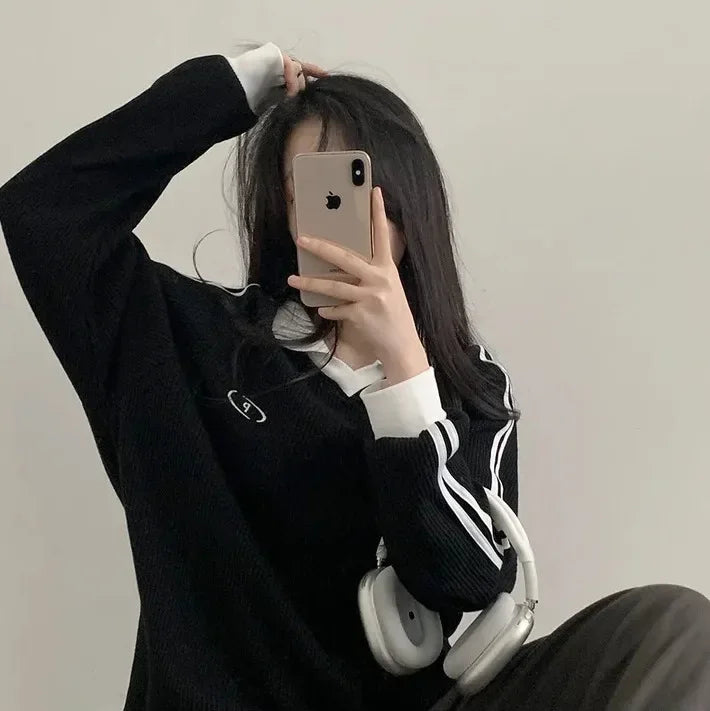 Women's Vintage Polo Sweatshirt