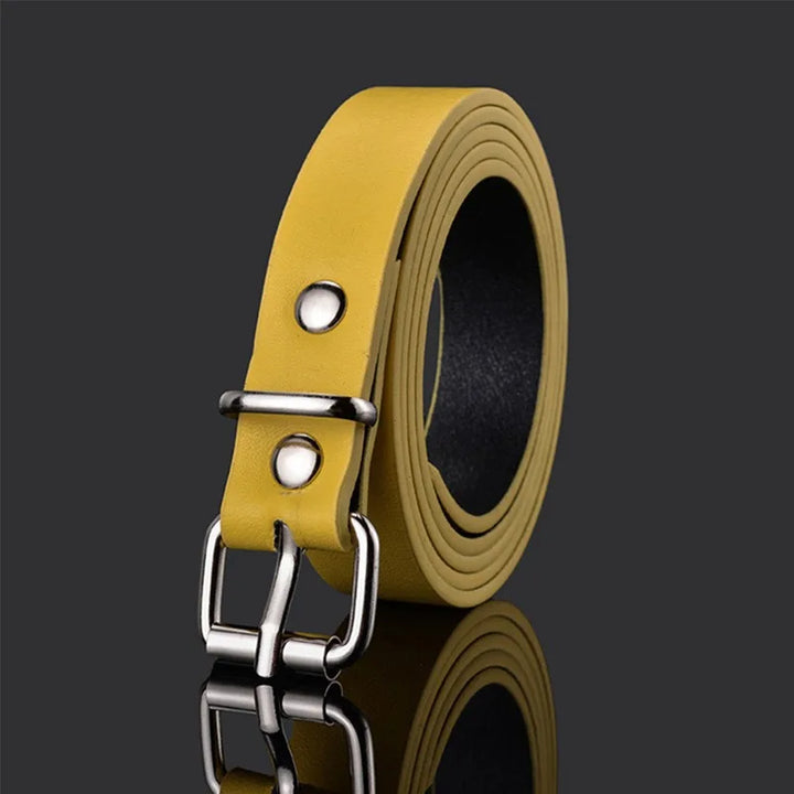 Children PU Leather Belts Boys Girls Kid Waist Strap Waistband Metal Buckle For Jeans Pants Trousers Dress Adjustable Belt