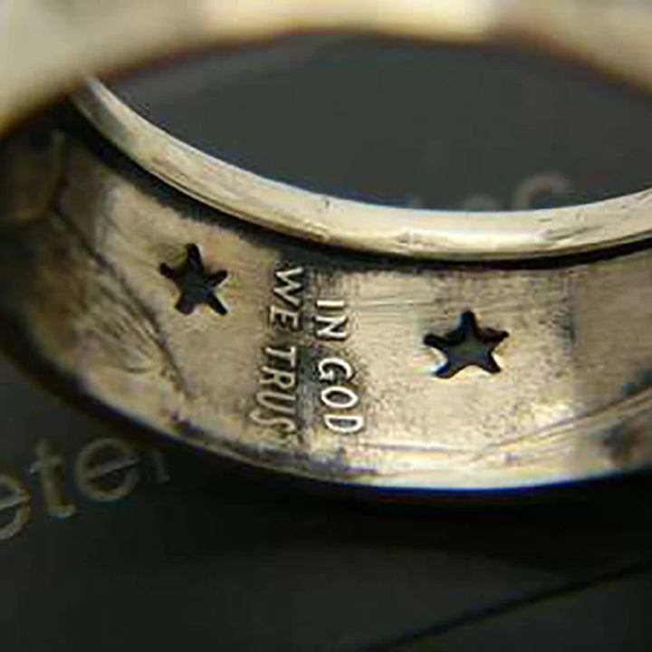 WolfPact™ – Hand-Carved Historical Coin Ring