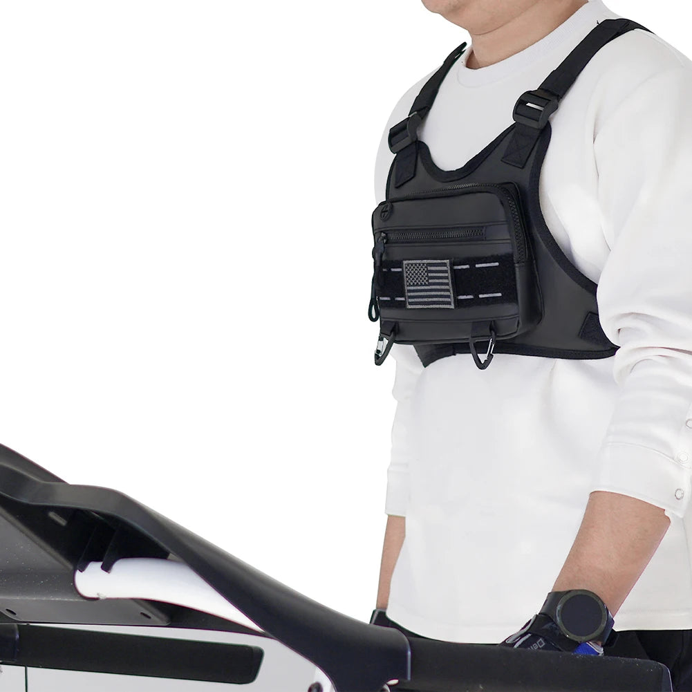 Outdoor Chest Bag – Adjustable Straps & Large Capacity for Cycling & Climbing