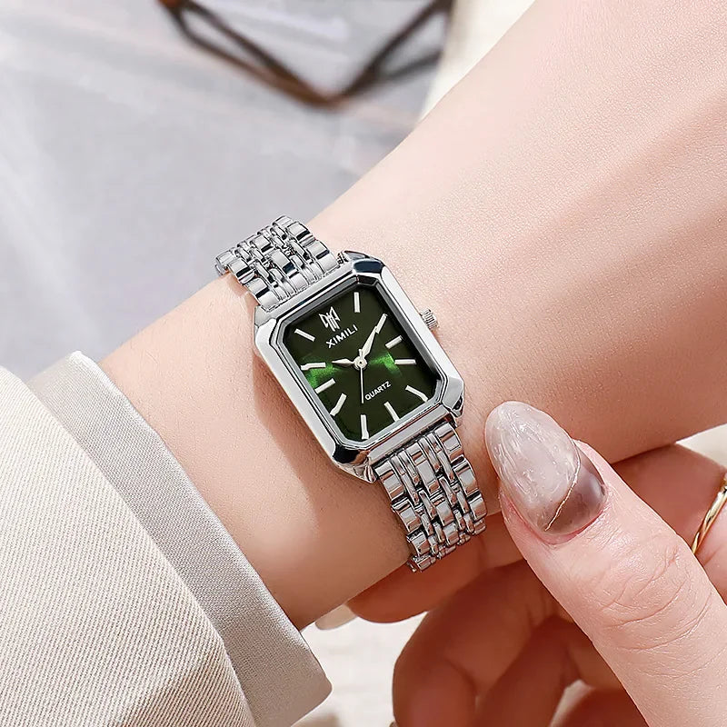 Luxury Stainless Steel Quartz Watch for Women