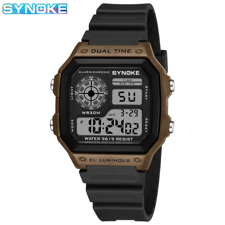 Synoke LED Watch – Waterproof Multifunction for Outdoor & Running