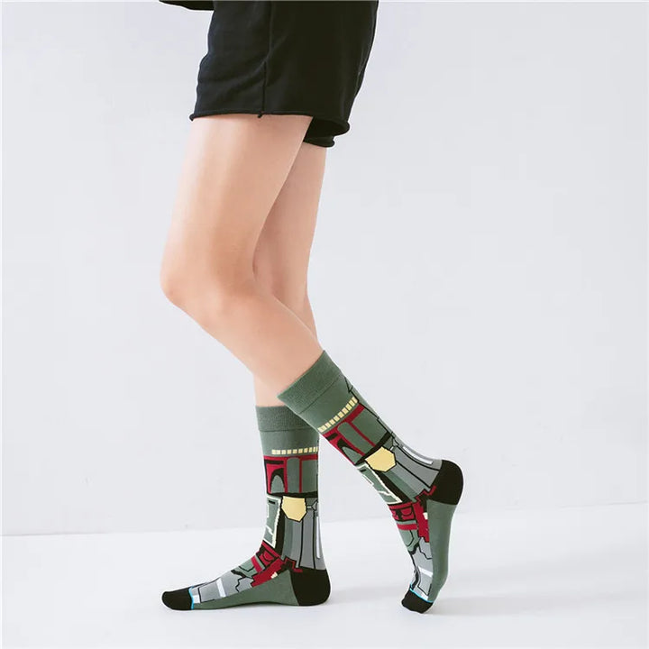 1 pair Autumn Winter Anime Socks Movie Men socks Cosplay Socks Skateboard sock Long Casual versatile Novelty Women's Socks 37-45