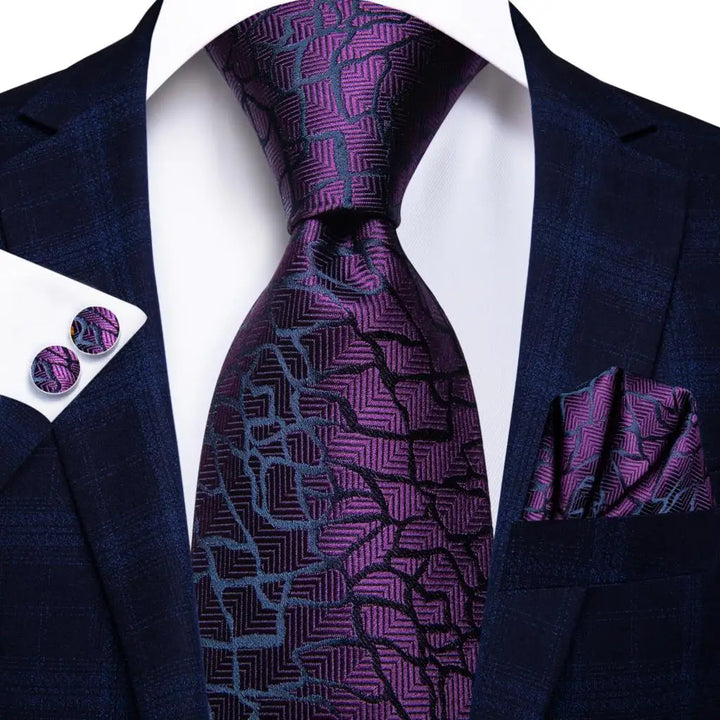 Hi-Tie 8.5cm Business Black Solid Paisley 100% Silk Men's Tie Neck Strip Ties for Men Formal Luxury Wedding Neckties Gravatas