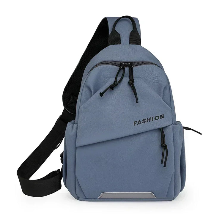 Unisex Stylish Nylon Crossbody Bag Fashionable Chest Pack Shoulder Bag for Everyday Use