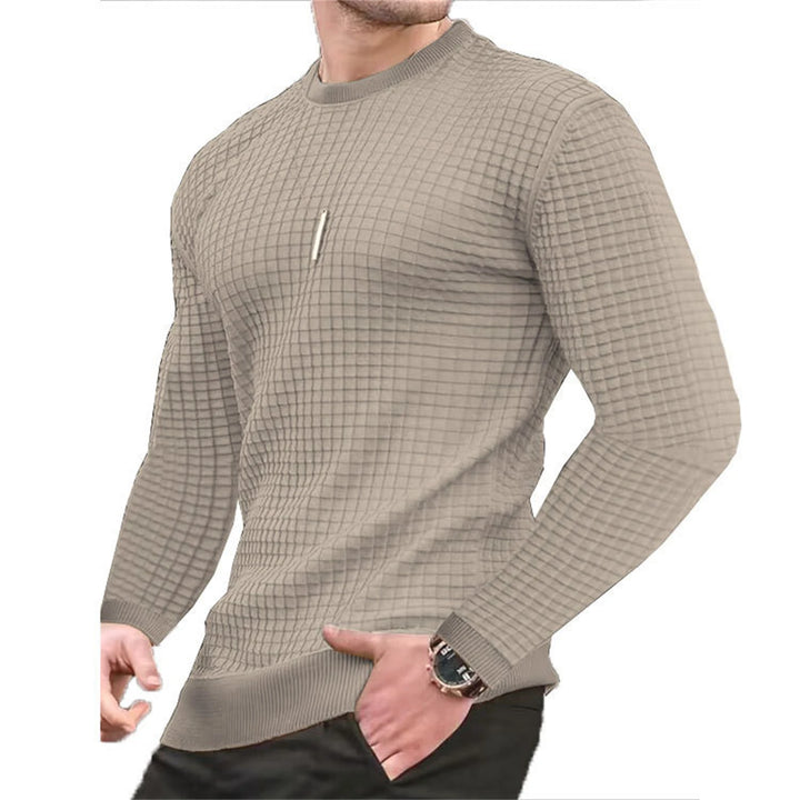 Men's Waffle Check Hoodie