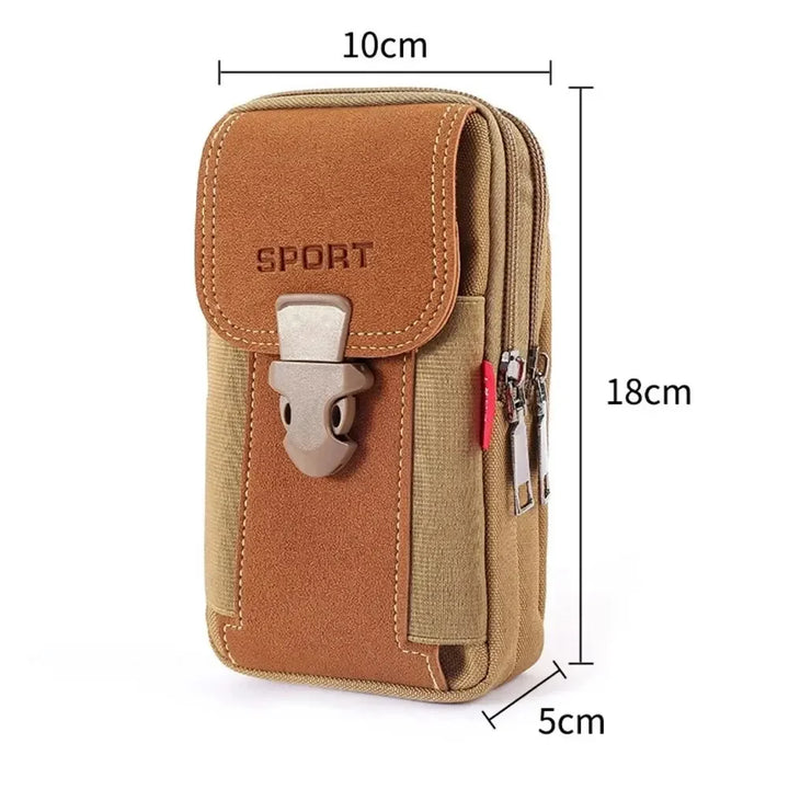 Rugged Waist Phone Bag – Unisex Tactical Belt Pack