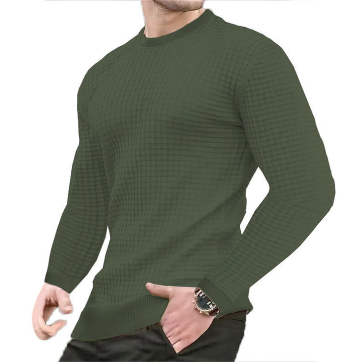 Men's Waffle Check Hoodie