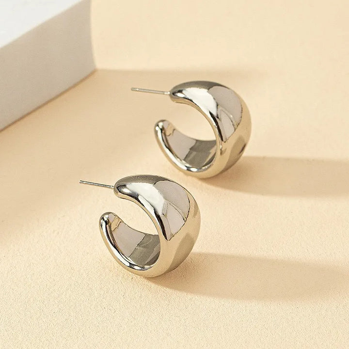 Chunky Hoop Earrings