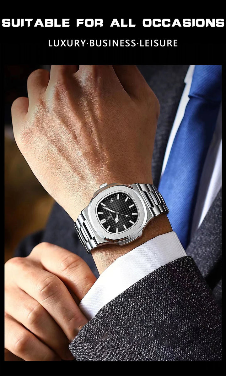 POEDAGAR Luxury Sports Watch for Men