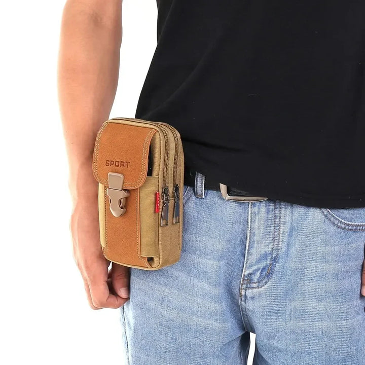 Rugged Waist Phone Bag – Unisex Tactical Belt Pack