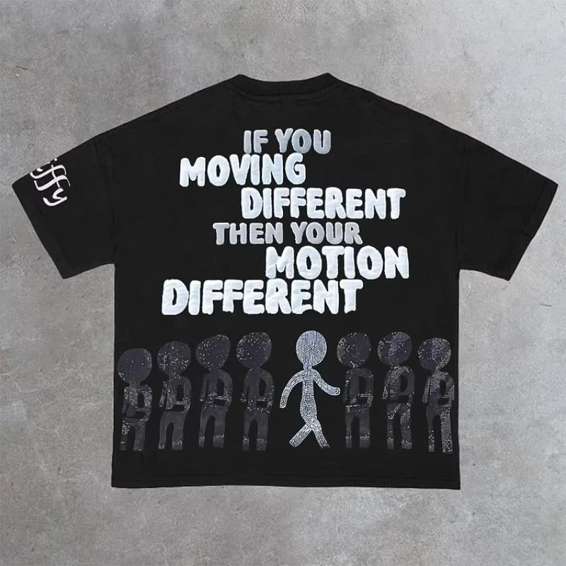 vintage Motion Graphic Tee