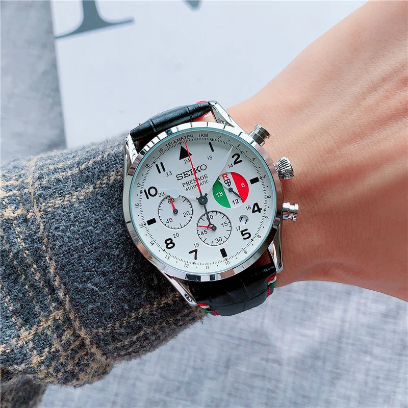 Classic Men's Leather Quartz Watch