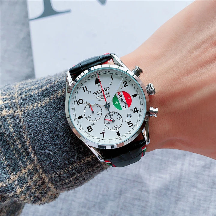 Classic Men's Leather Quartz Watch