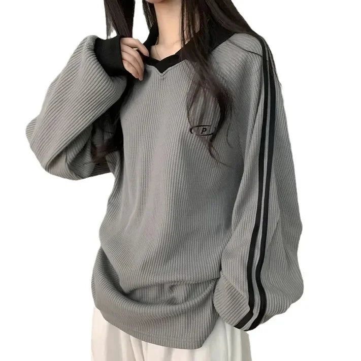 Women's Vintage Polo Sweatshirt
