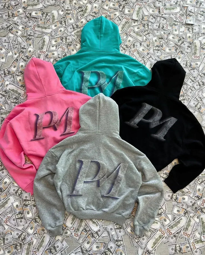 Y2K Retro Print Hoodie