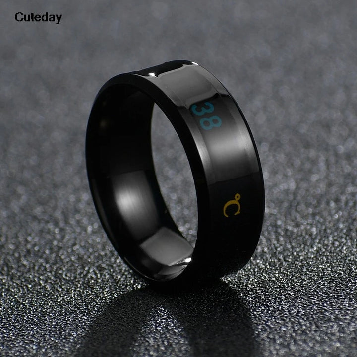 AuraTemp™ – Waterproof Mood Ring for Men & Women