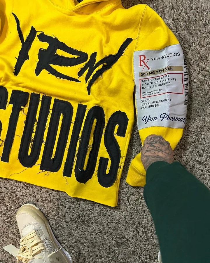 Y2K Letter Print Hoodie