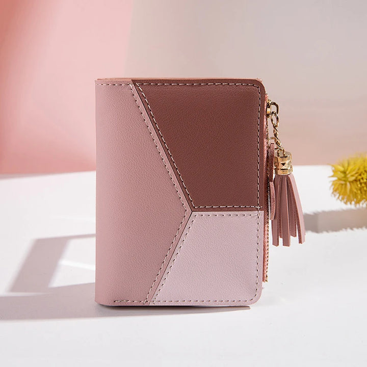 Leather Women’s Wallet – PU Foldable Coin Purse & Card Holder for Ladies