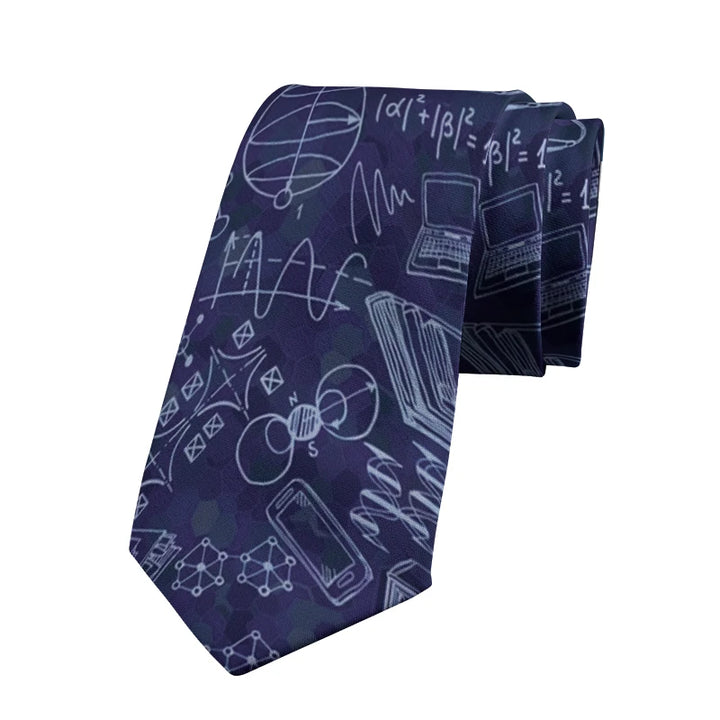 Creative Mathematical Formula Tie – Science & Business Accessories