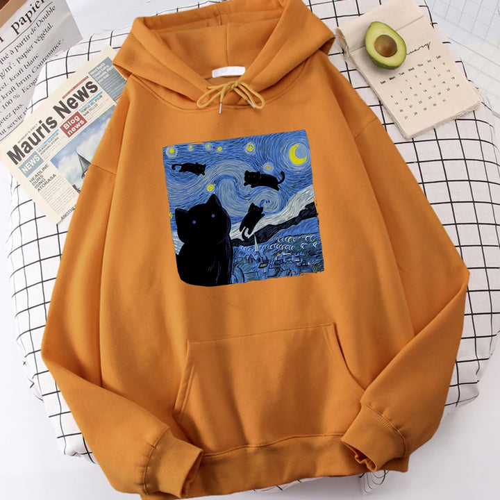 Starry Cat Hoodie
