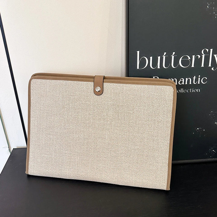 Women's Clutches Canvas Handbags High Capacity Briefcase