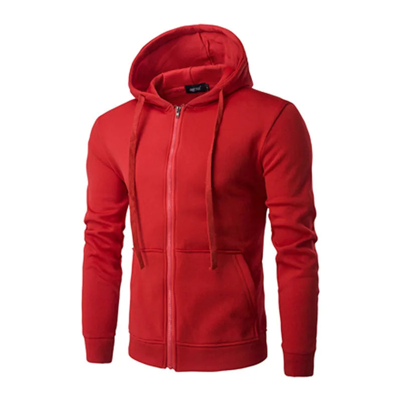 Men's Slim Fit Zip Hoodie