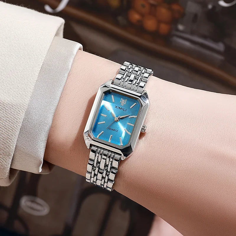 Luxury Stainless Steel Quartz Watch for Women