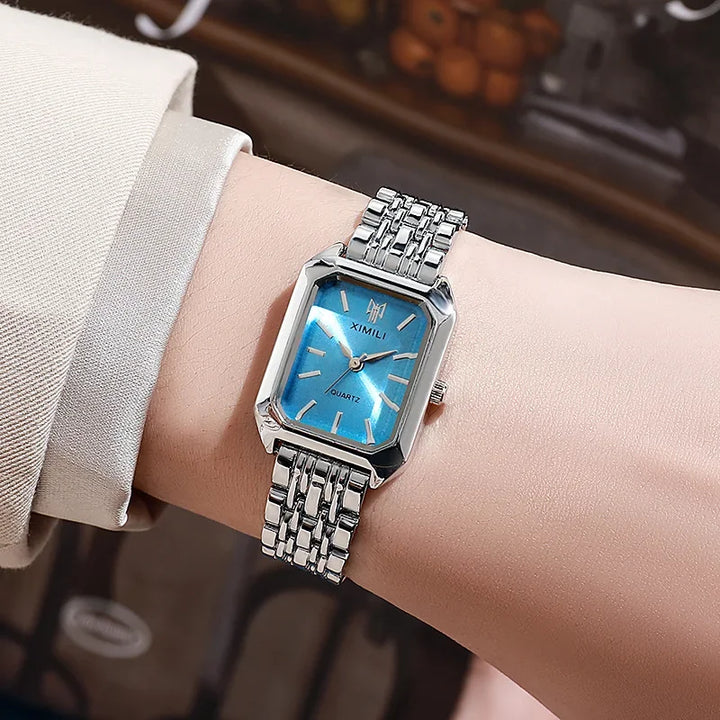 Luxury Stainless Steel Quartz Watch for Women