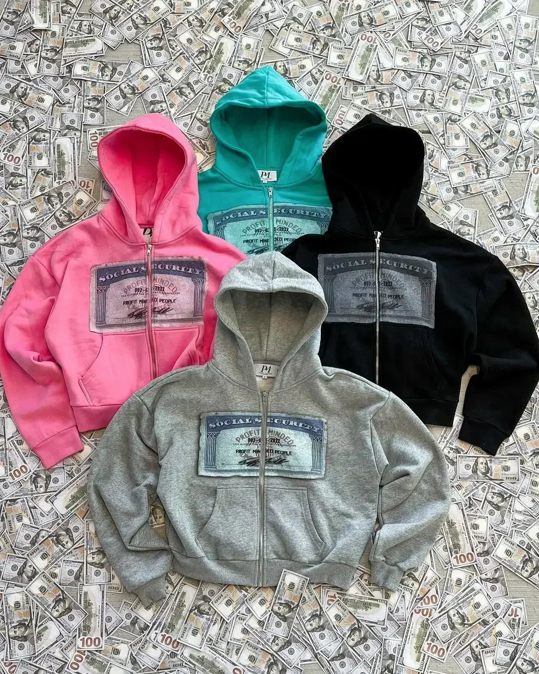 Y2K Retro Print Hoodie