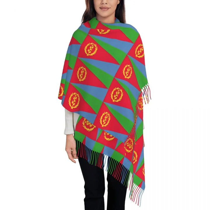 Eritrean Pride Scarf – Custom Bufanda & Holiday Wrap