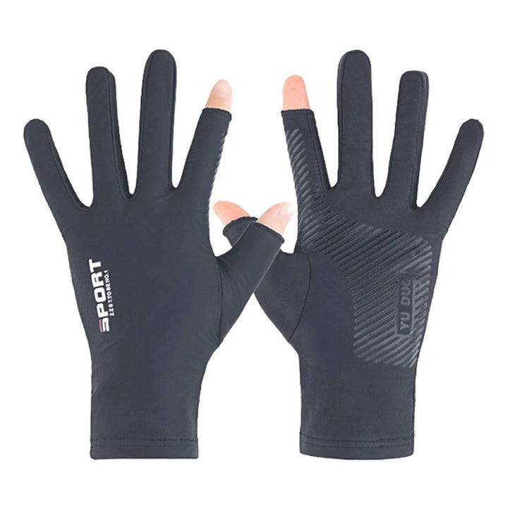 Outdoor Winter Fishing Gloves Waterproof Three Or Two Fingers Cut Anti-slip Climbing Keep Warm Hiking Camping Riding Gloves