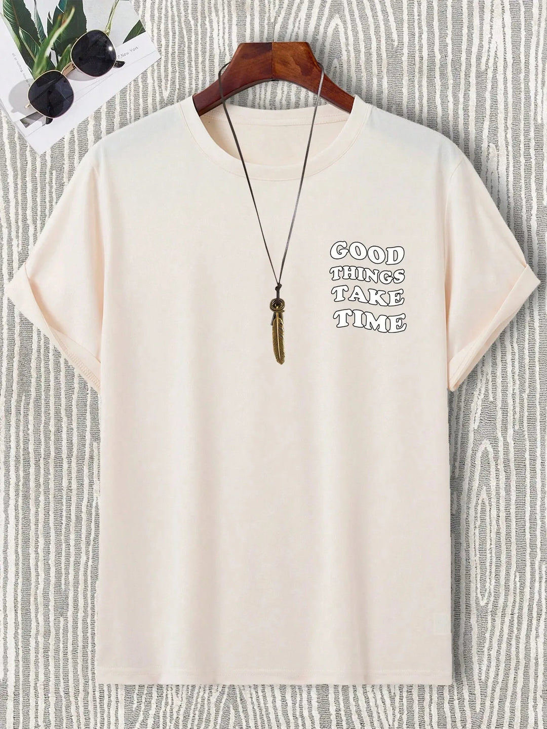 Good Things Take Time Unisex Cotton T-Shirt – Streetwear Classic Tee