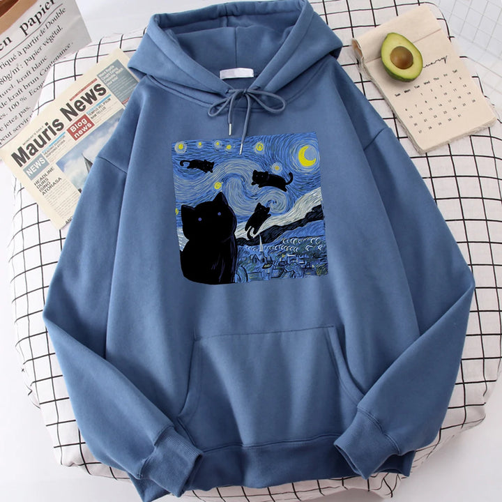 Starry Cat Hoodie