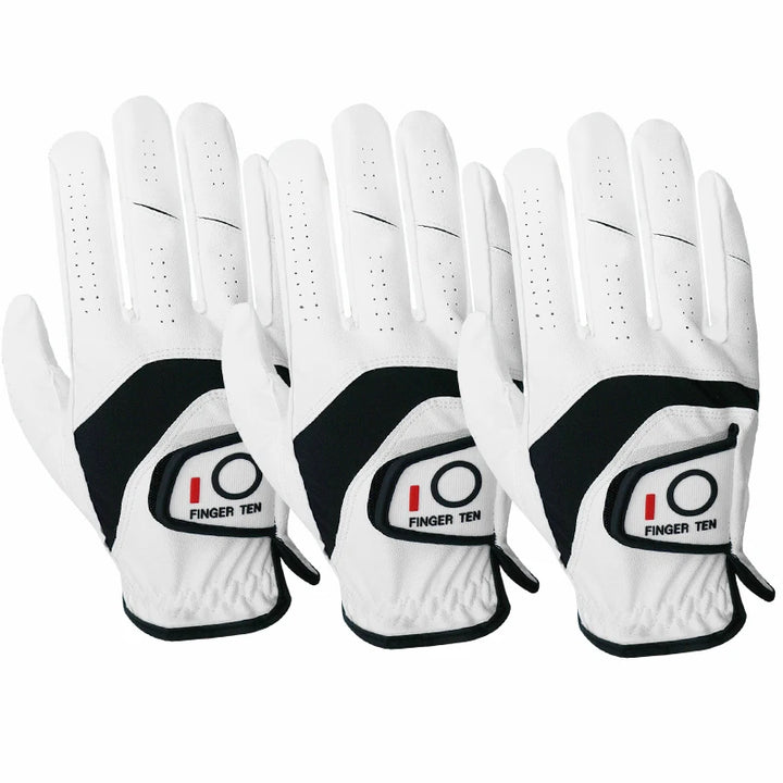 Golf Gloves Men 3pcs/6pcs All Weather Soft Breathable Left Hand Right Grip Drop Shipping