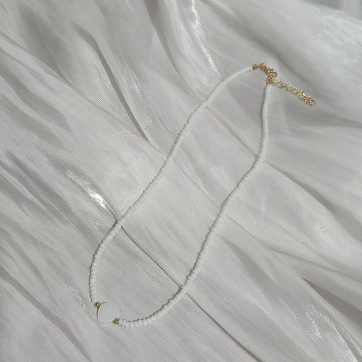 Handmade Moon Bead Necklace