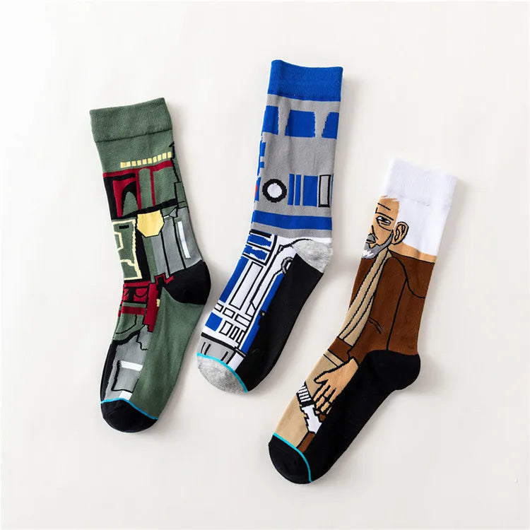 1 pair Autumn Winter Anime Socks Movie Men socks Cosplay Socks Skateboard sock Long Casual versatile Novelty Women's Socks 37-45