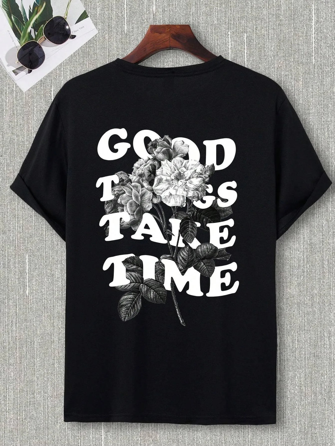 Good Things Take Time Unisex Cotton T-Shirt – Streetwear Classic Tee