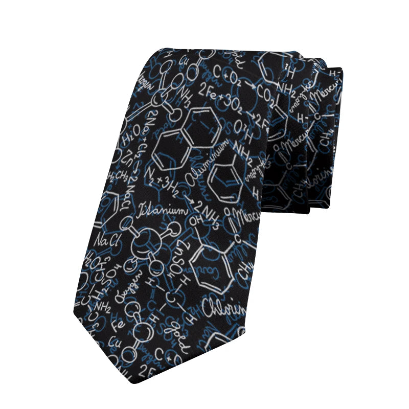 Creative Mathematical Formula Tie – Science & Business Accessories