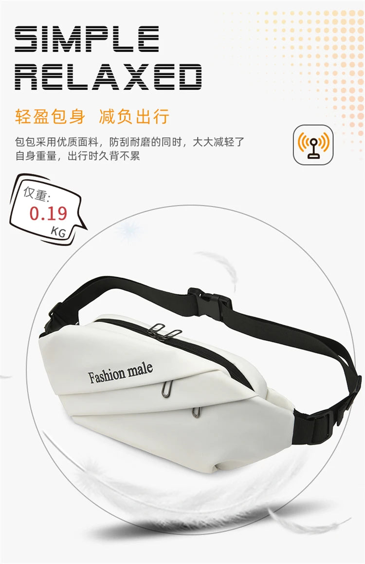 Fashion Crossbody Chest Bag – Durable Sling Bag for Men & Women